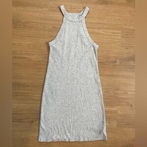 American Eagle Outfitters Grey cotton dress Size Small